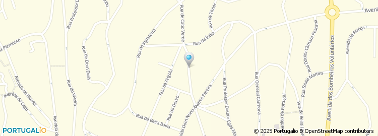 Mapa de Rua Mouzinho de Albuquerque