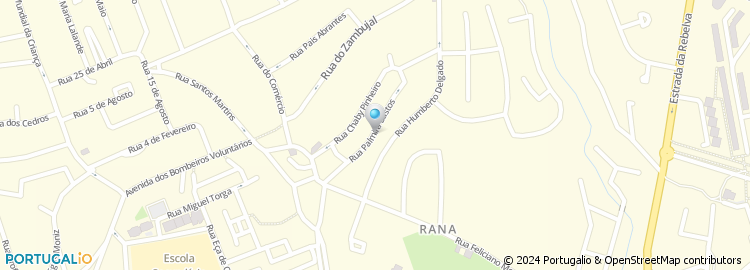 Mapa de Rua Palmira Bastos