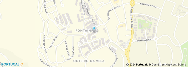 Mapa de Rua Professor Agostinho da Silva