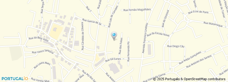 Mapa de Rua Projectada à Rua Luís de Camões