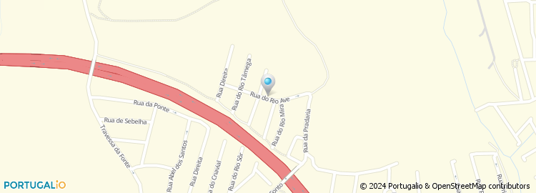Mapa de Rua Rio Ave