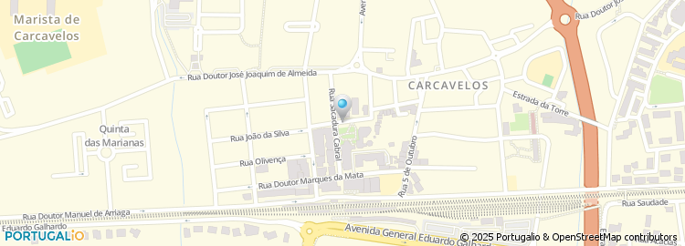 Mapa de Rua Sacadura Cabral