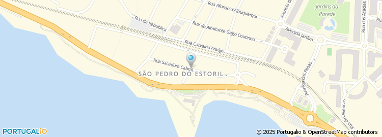 Mapa de Rua Sacadura Cabral