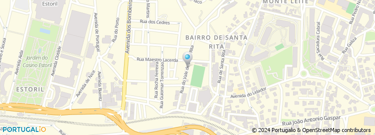 Mapa de Rua Vale de Santa Rita