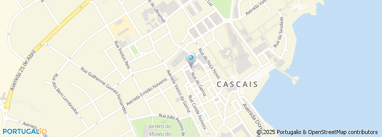 Mapa de Travessa do Gama