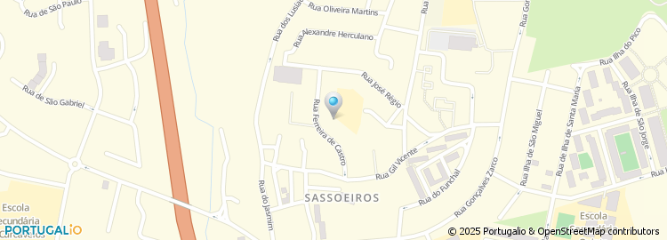 Mapa de Travessa Ferreira de Castro