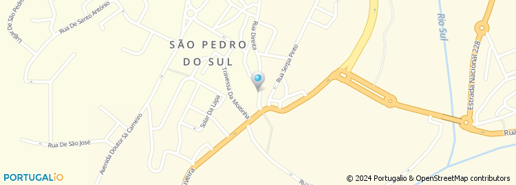 Mapa de Casimiro Dias - Farmácia, Unipessoal Lda