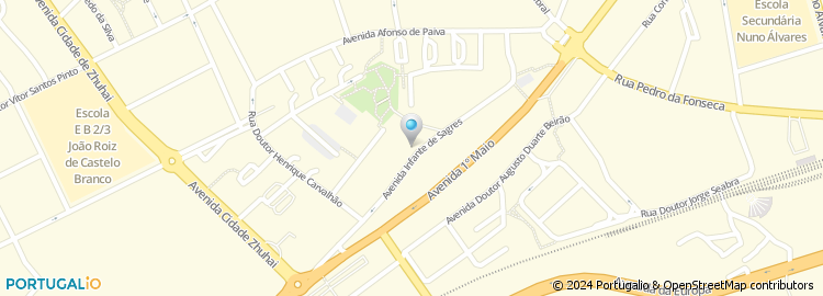 Mapa de Avenida Infante de Sagres