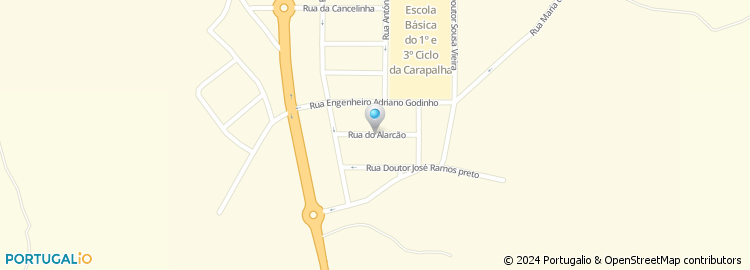 Mapa de Rua Alagão