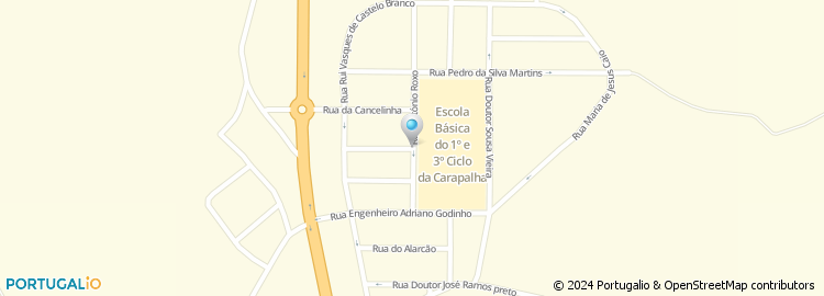 Mapa de Rua António Roxo