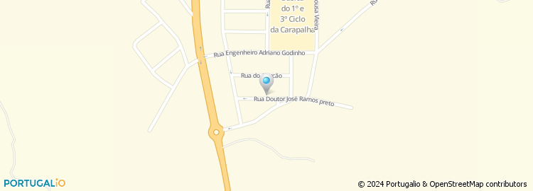 Mapa de Rua Doutor José Ramos Preto