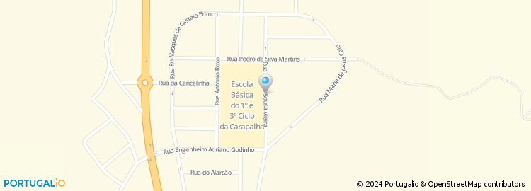 Mapa de Rua Doutor Sousa Vieira