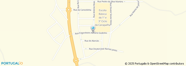 Mapa de Rua Engenheiro Adriano Godinho