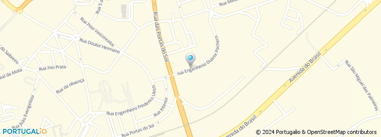 Mapa de Rua Engenheiro Duarte Pacheco