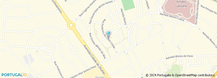 Mapa de Rua Frederico da Costa Conde