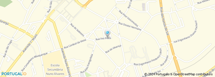 Mapa de Rua Frei Carlos Prata