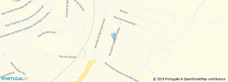 Mapa de Rua João Lopes Guedelha