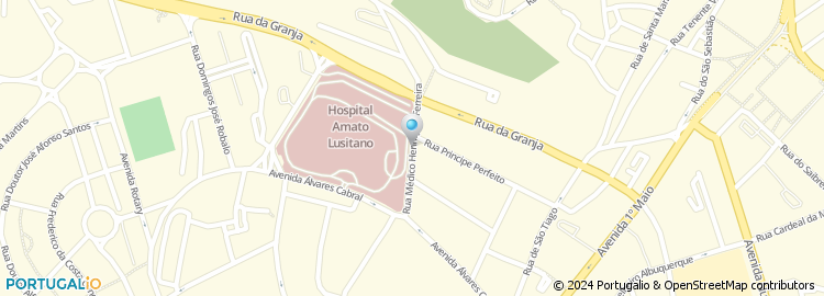 Mapa de Rua Médico Henrique Ferreira