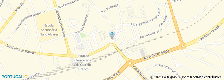 Mapa de Rua Poeta João Roriz