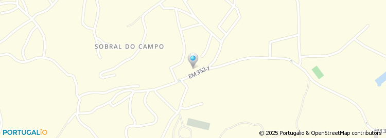 Mapa de Sobral do Campo