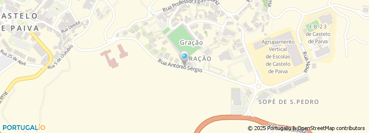 Mapa de Rua António Sérgio