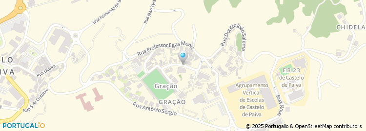 Mapa de Rua Ferreira de Castro