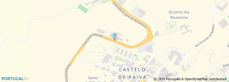 Mapa de Rua José Estêvão
