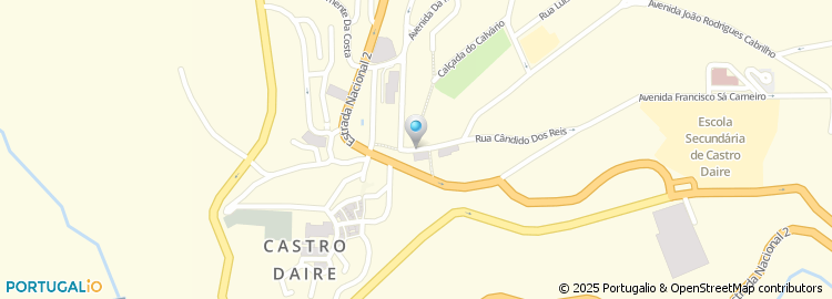 Mapa de Apartado 17, Castro Daire