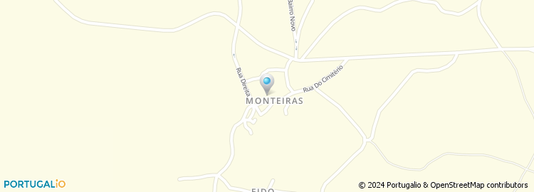 Mapa de Monteiras