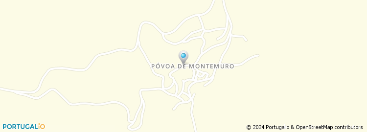 Mapa de Póvoa de Montemuro