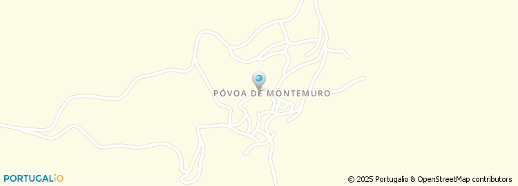 Mapa de Póvoa de Veado