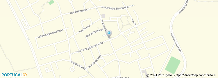 Mapa de Rua Almada Negreiros