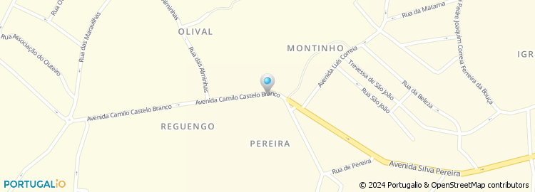 Mapa de Castro & Silva - Táxis de Aluguer, Lda