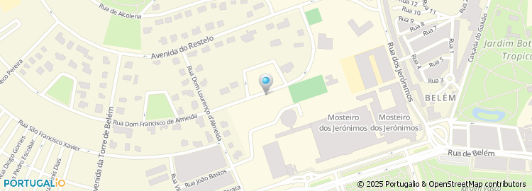 Mapa de CED Jacob Rodrigues Pereira, Casa Pia Lisboa