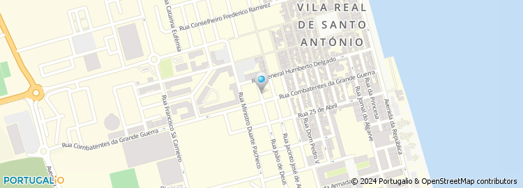 Mapa de Cedilab - Laboratório de Análises Clínicas, Vila Real de Santo António