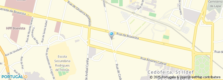 Mapa de Cedofeita Pimenta - Restaurante, Lda