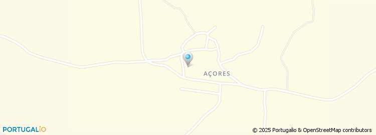 Mapa de Estrada de Açores