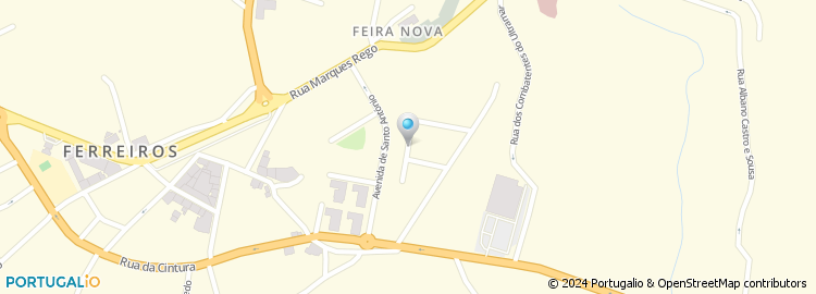 Mapa de Rua Frei Bernardo de Vasconcelos