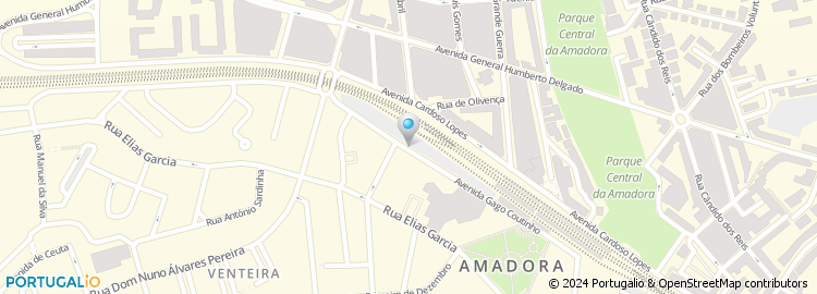 Mapa de Cemepsia - Centro de Medicina e Psicologia da Amadora, Lda
