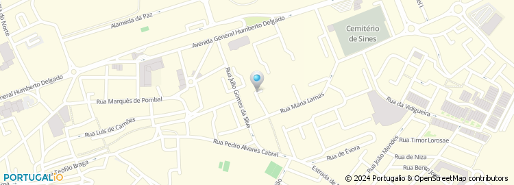 Mapa de Cemposis - Centro Policlinico de Sines, Lda