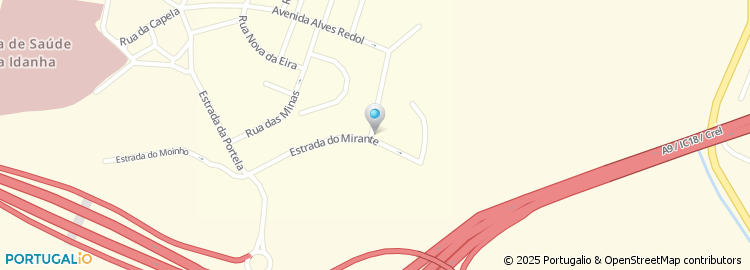 Mapa de Central da Idanha - Comércio de Electrodomesticos, Lda