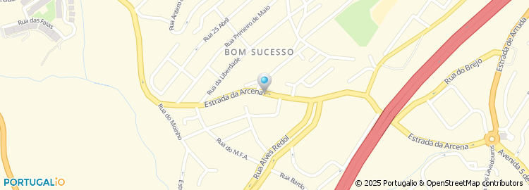 Mapa de Central de Seguros do Bom Sucesso Alverca