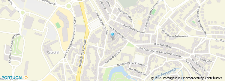 Mapa de Central Pub, Lda