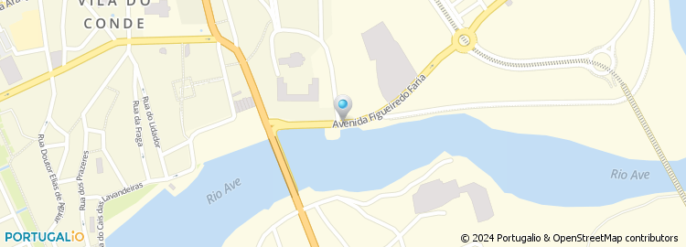 Mapa de Centro Aquicola do Rio Ave