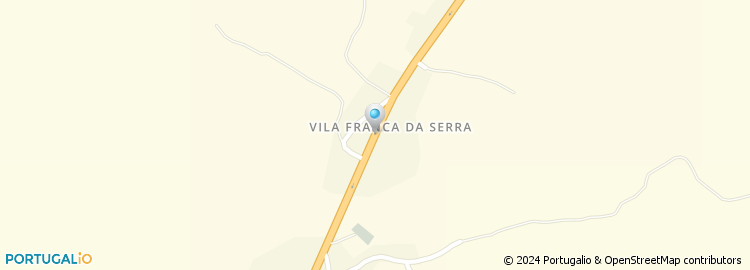 Mapa de Centro Assistencia e Cultura de Vila Franca da Serra