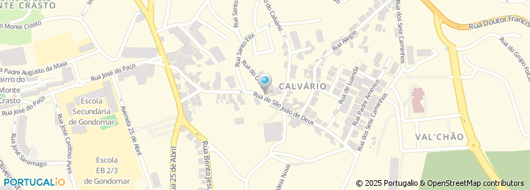 Mapa de Centro Ciclista de Gondomar