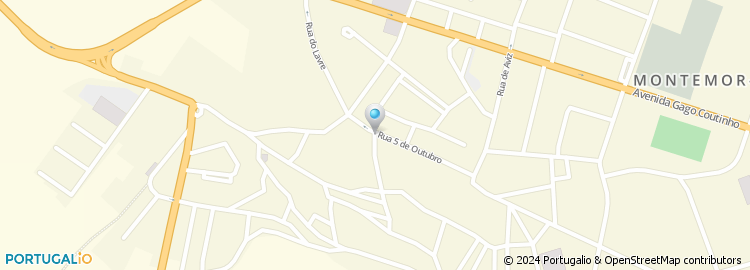 Mapa de Centro Clinico de Montemor - O - Novo, Lda