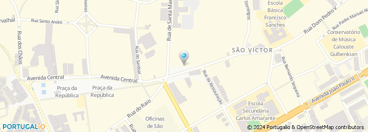 Mapa de Centro Clínico de Saúde Grenha & Portela, Lda