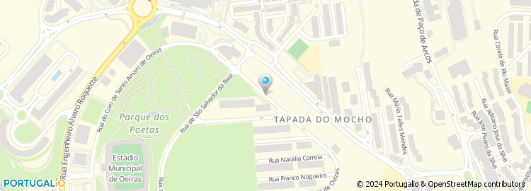 Mapa de Centro Clinico Veterinario - Parque dos Poetas, Lda