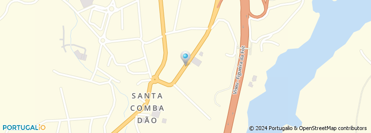 Mapa de Centro Comercial do Dão, Lda